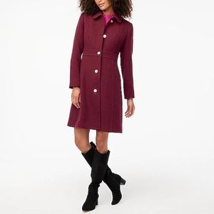 Brand new! wool blend lady coat. jcrew factory. Never worn bc too small